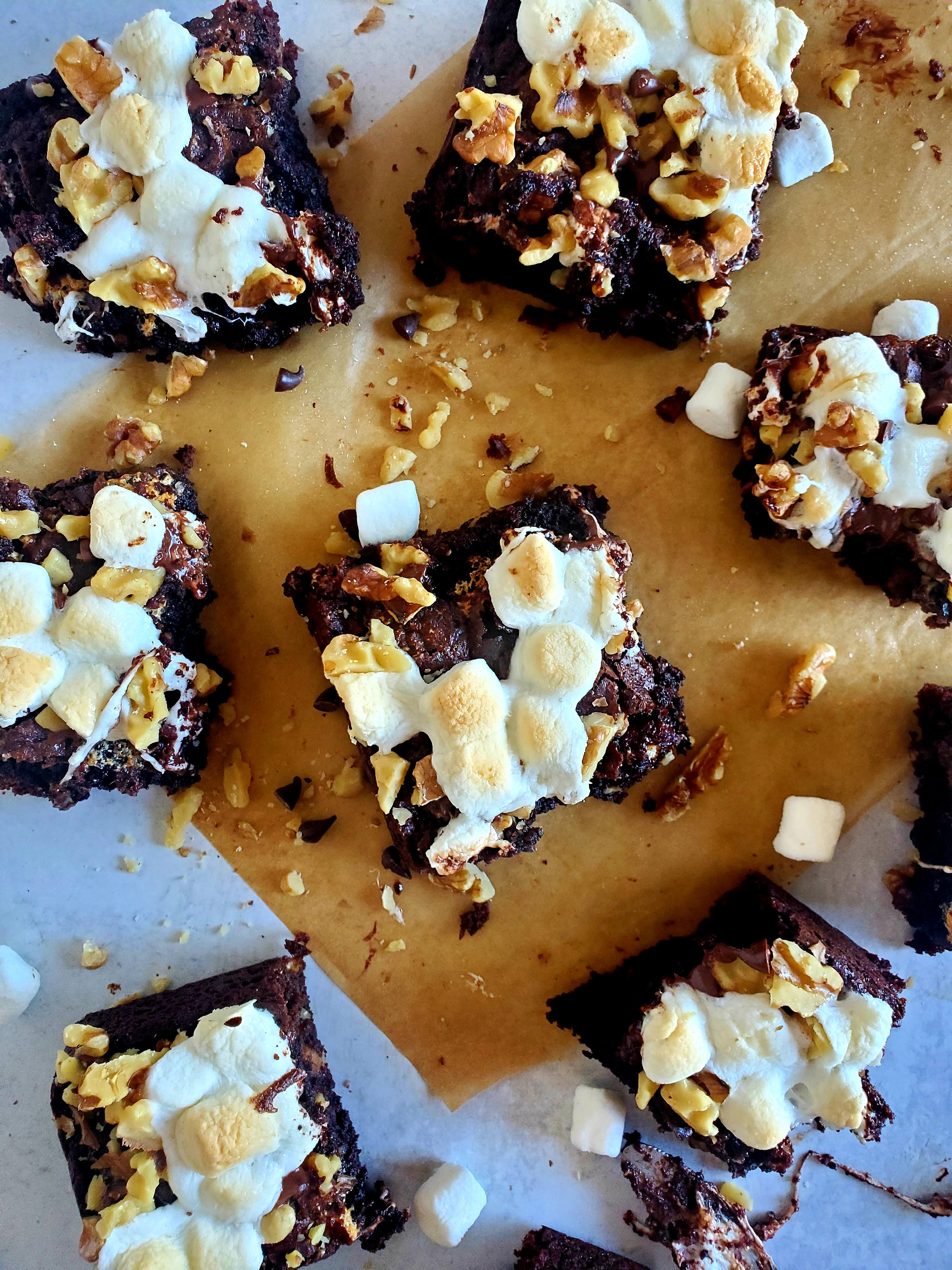 Rocky Road Brownies (Recipe Inspired by GOING TO MAINE)