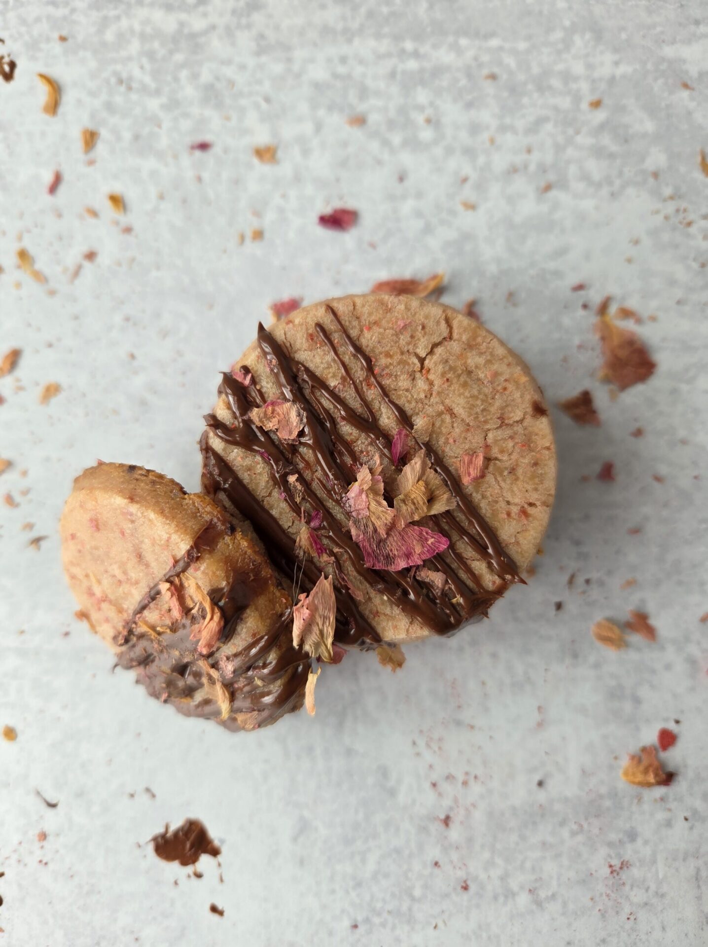 Berry Rose Shortbread Cookies (Recipe Inspired by VANISHING DAUGHTERS)